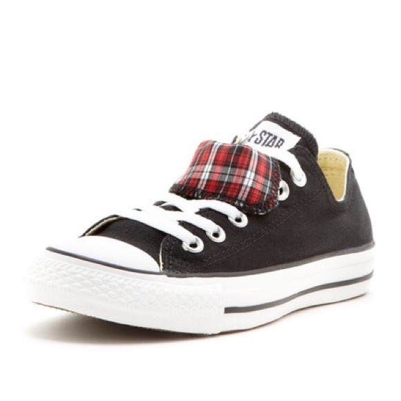 Converse Shoes - Converse CTAS Double Tongue Oxford Sneakers Plaid